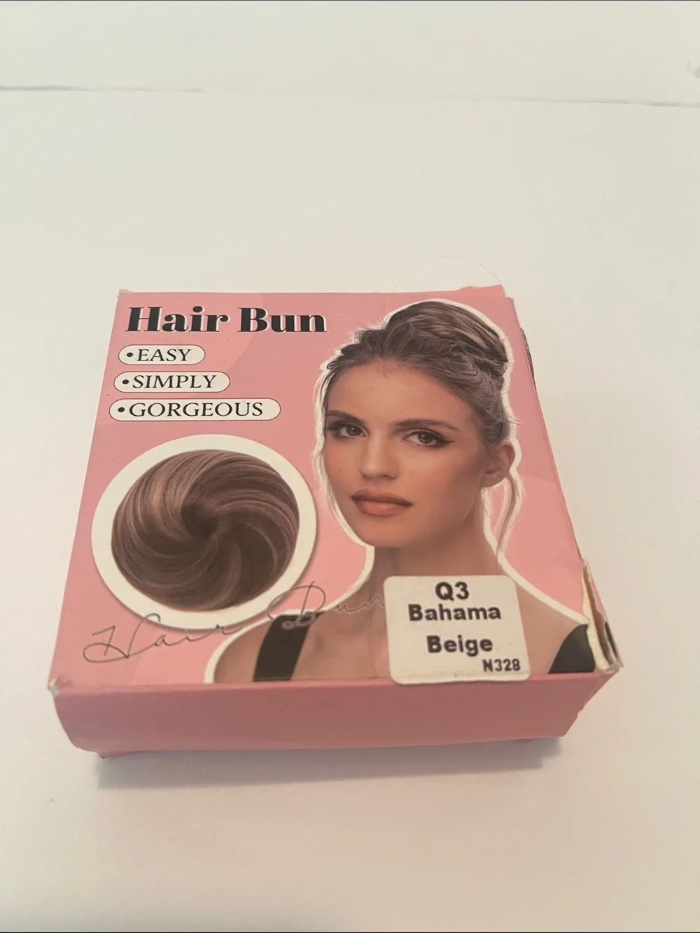 Never Worn Hair Bun - Bahama Beige Synthetic Bun
